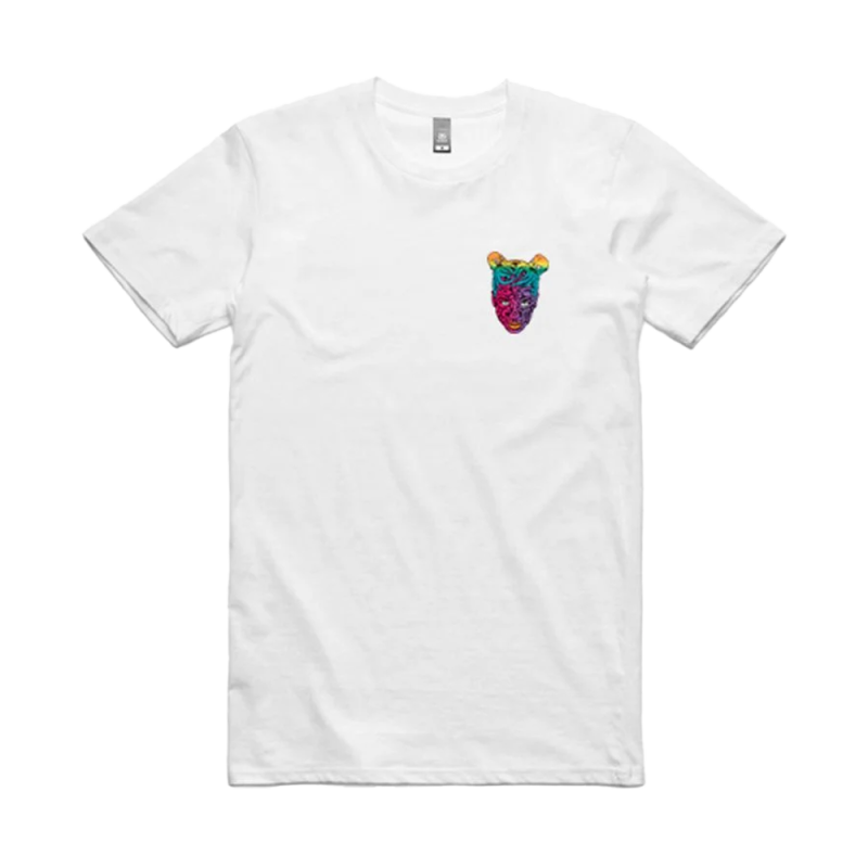 Squid Head White Tshirt by Ecca Vandal