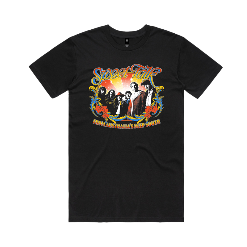 Deep South Black Tshirt by SWEET TALK
