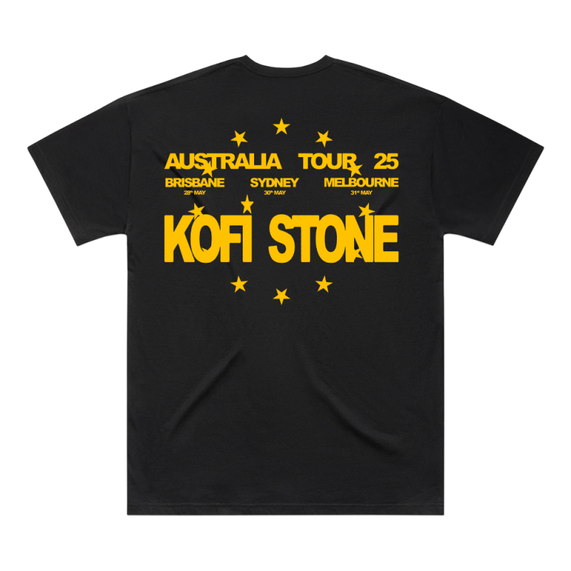 STAR BLACK TSHIRT by Kofi Stone