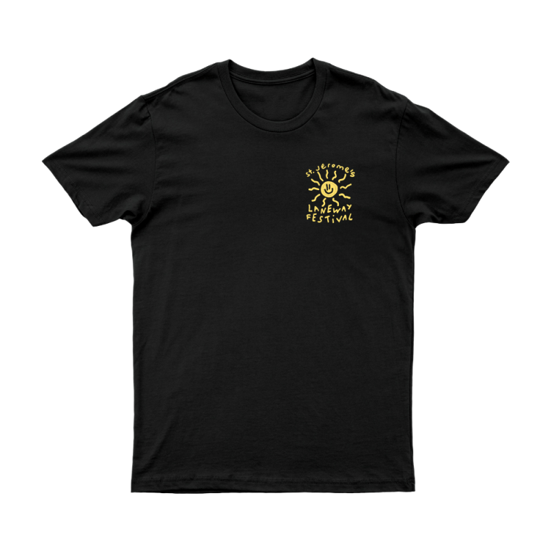 2024 SUN BLACK TSHIRT by Laneway Festival