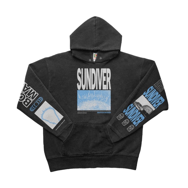 Sundiver Black Hoodie by Boston Manor