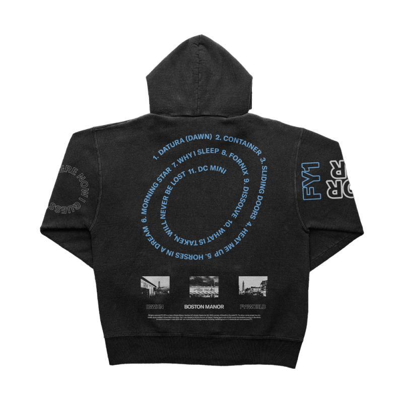 Sundiver Black Hoodie by Boston Manor