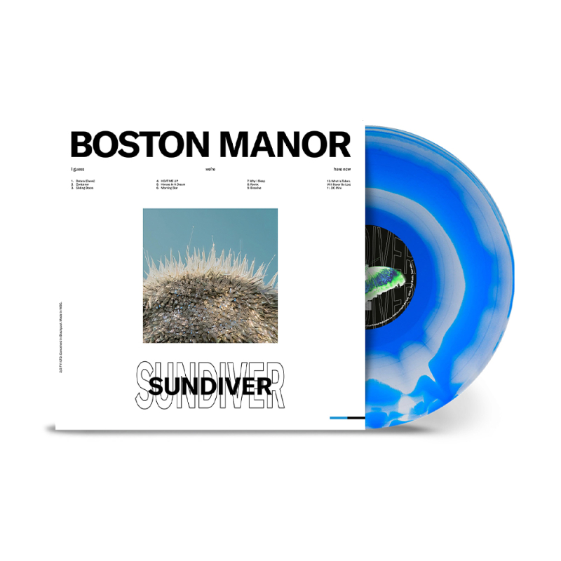 Sundiver - SIGNED Blue/White Vinyl 1LP + Tshirt by Boston Manor