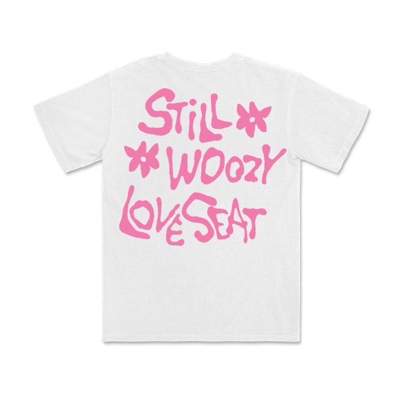 Flower Face Off White Tshirt by Still Woozy