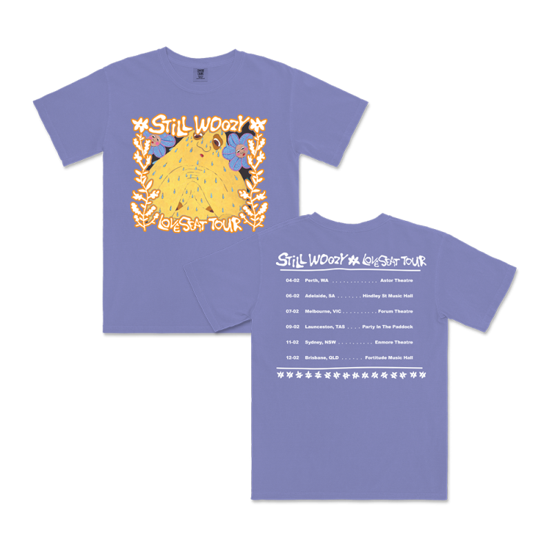 Loveseat Violet Tour Tshirt by Still Woozy