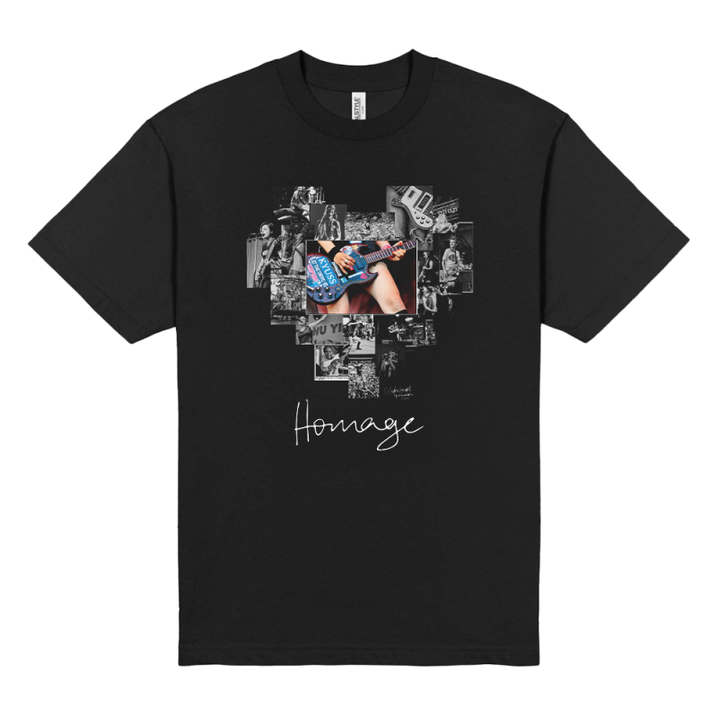 Homage By Sophie Howarth Black T-Shirt by Support Act 2024