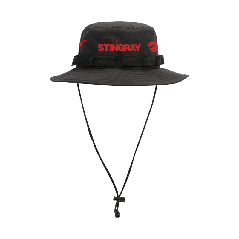 Stingray Black/Red Boonie Hat by King Stingray