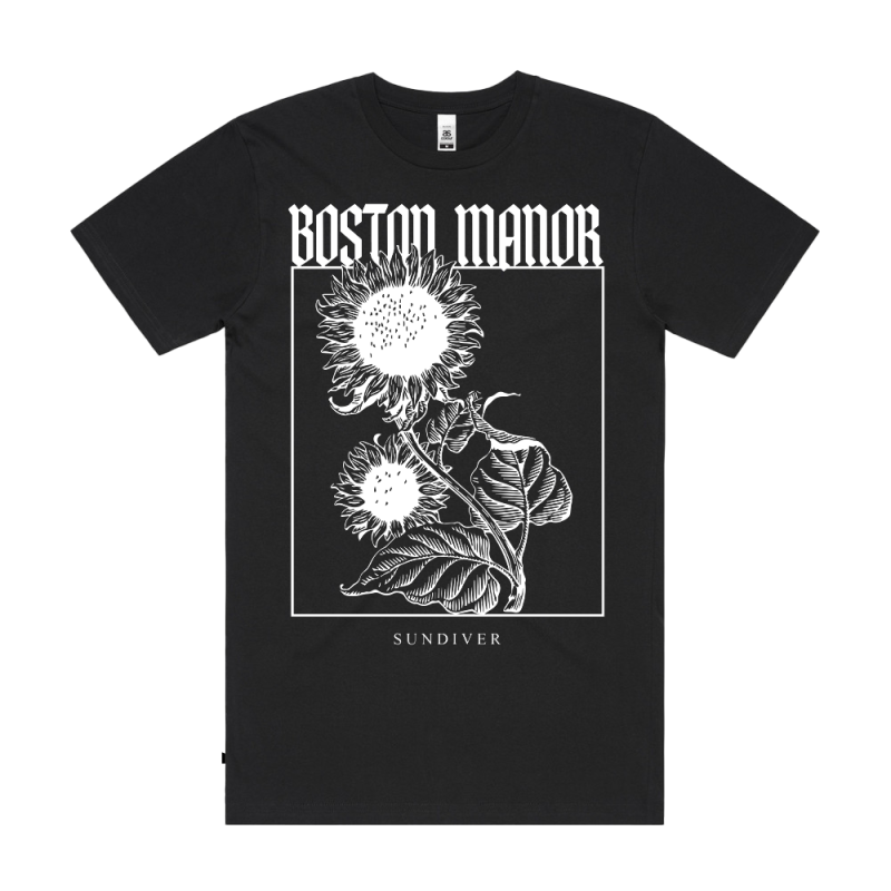 SUNFLOWER BLACK TSHIRT by Boston Manor