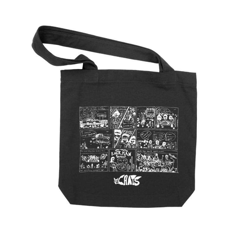 Chats Black Tote – Comic Strip by The Chats