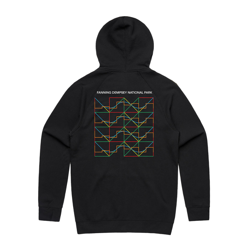 The Deluge Album Black Zip-Hoodie by Fanning Dempsey National Park