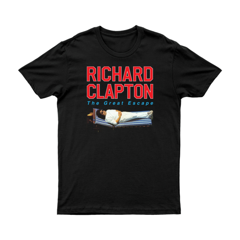 The Great Escape Black Tshirt by Richard Clapton