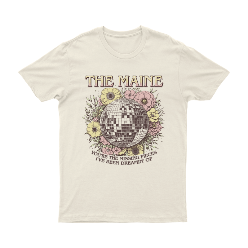 FLORAL DISCO TEE NATURAL TSHIRT by The Maine