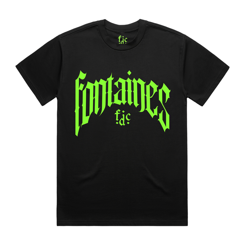 Fontaines D.C. Tour Black T-Shirt (AU & NZ) by Fontaines D.C.