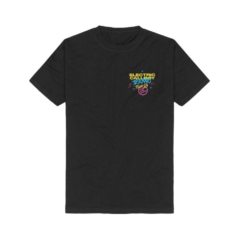 Tekkno Australian Tour 23 Black Tshirt by Electric Callboy