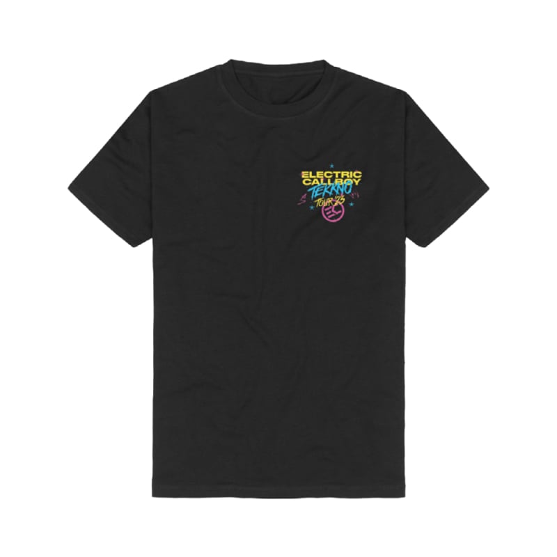 Tekkno Australian Tour 23 Black Tshirt by Electric Callboy