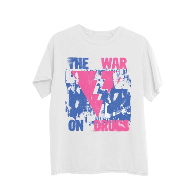 White AU/NZ Tour Tshirt by The War On Drugs