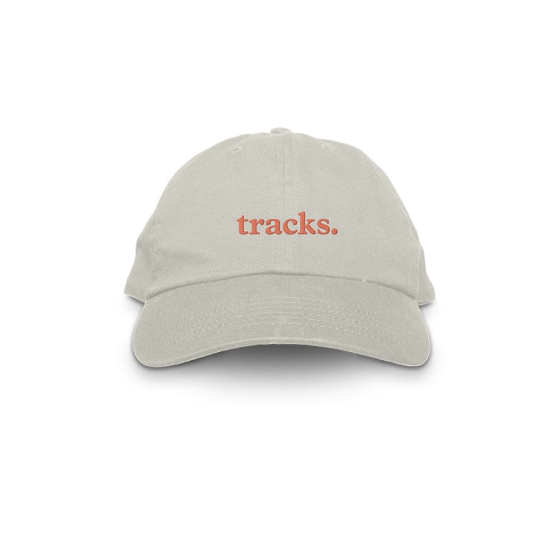 Logo Cotton Twill Cap Bone by Tracks