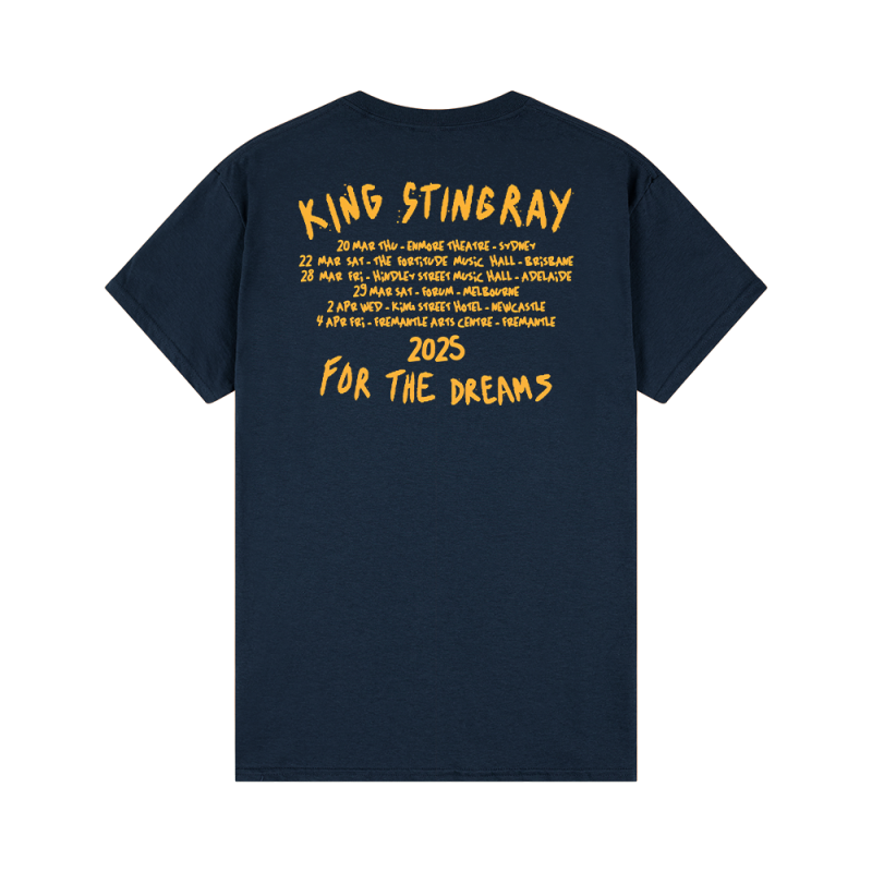 Trees Tour Navy Tshirt by King Stingray