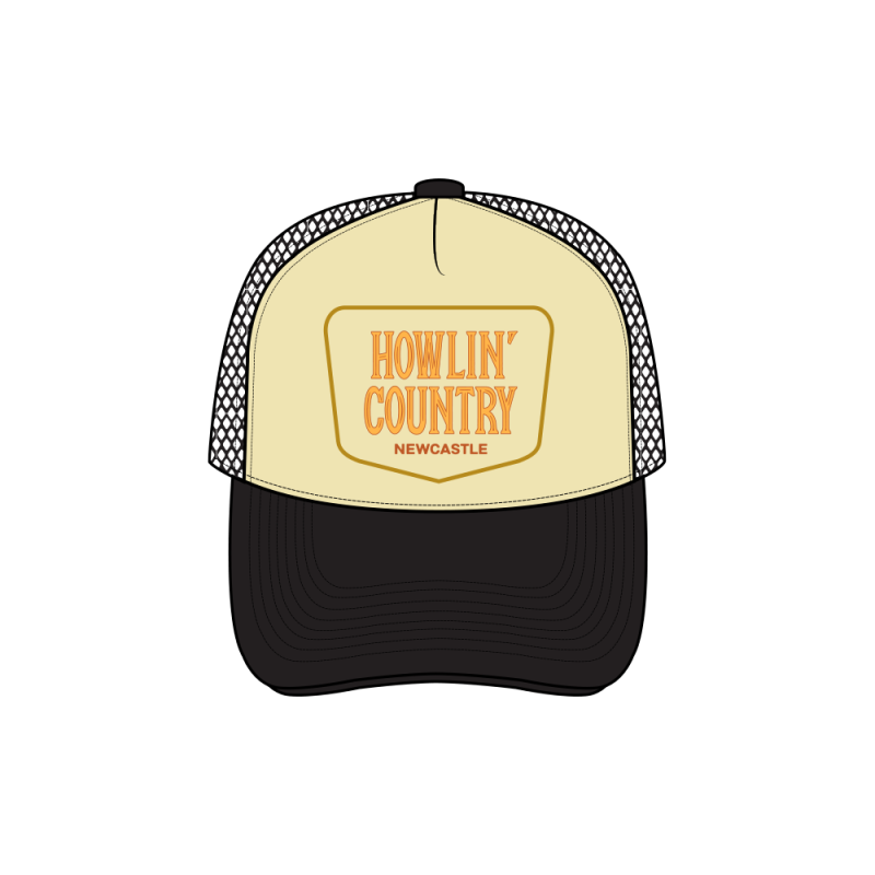 TRUCKER  CAP - NATURAL PATCH by Howlin Country