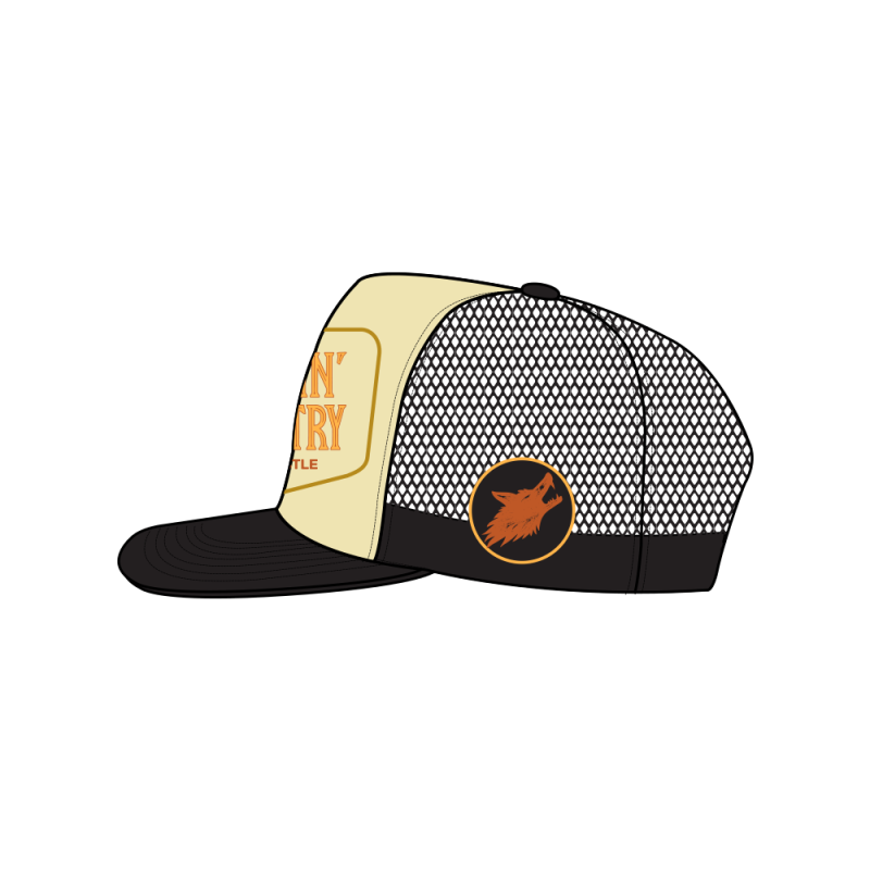 TRUCKER  CAP - NATURAL PATCH by Howlin Country