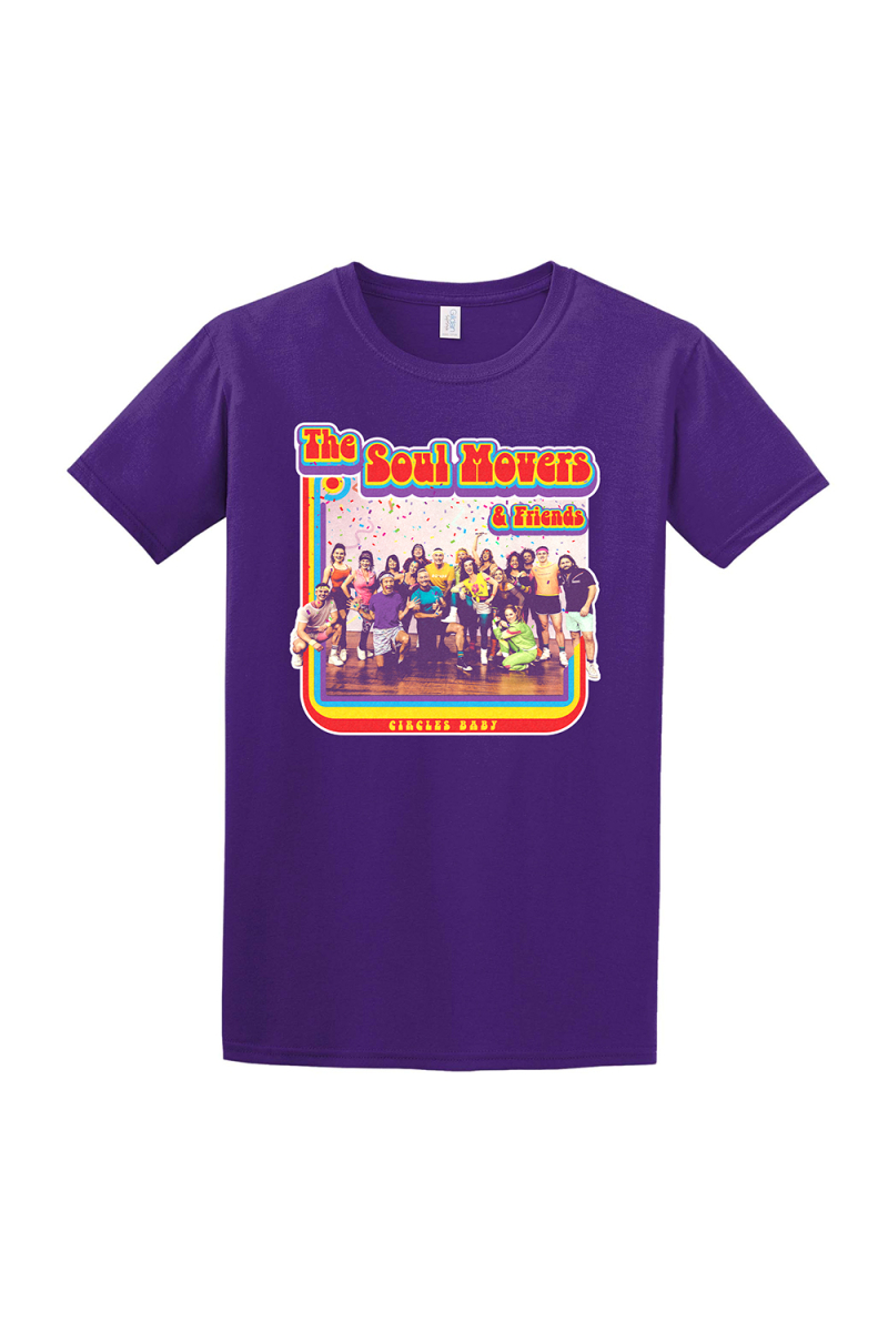 Circle Baby Purple Tshirt by The Soul Movers
