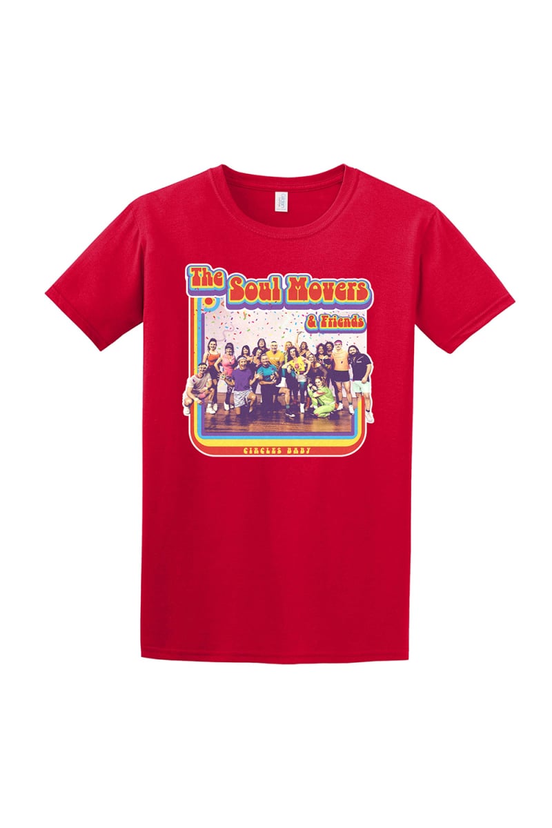 Circle Baby Red Tshirt by The Soul Movers