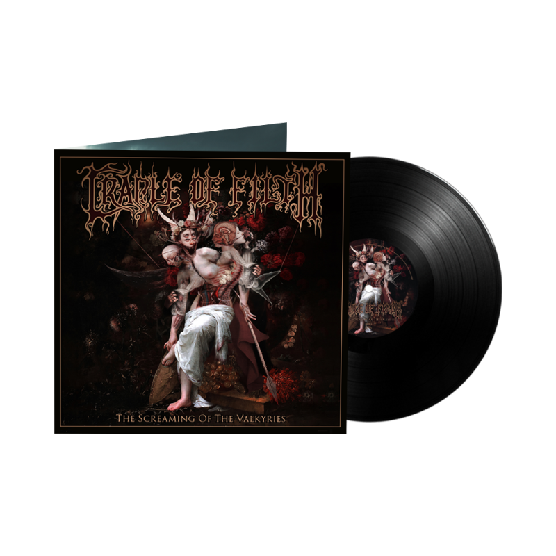 The Screaming Of The Valkyries Black Vinyl 1LP by Cradle Of Filth