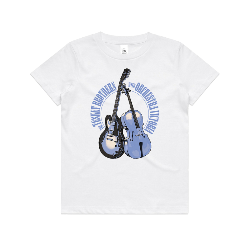 Orchestra Kids White Tshirt by The Teskey Brothers