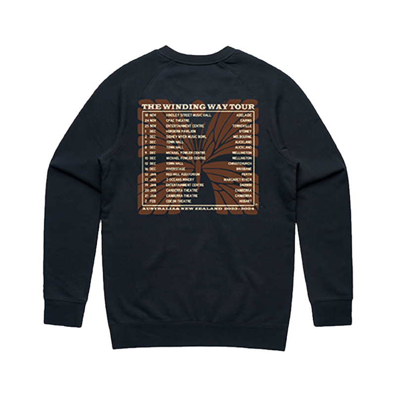 NAVY TOUR CREWNECK by The Teskey Brothers