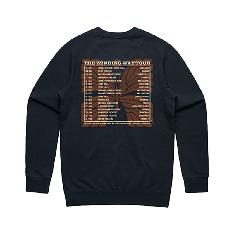 NAVY TOUR CREWNECK by The Teskey Brothers