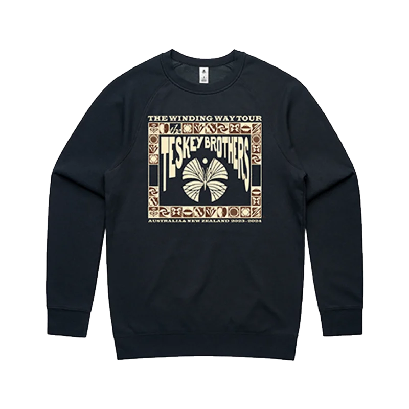 NAVY TOUR CREWNECK by The Teskey Brothers