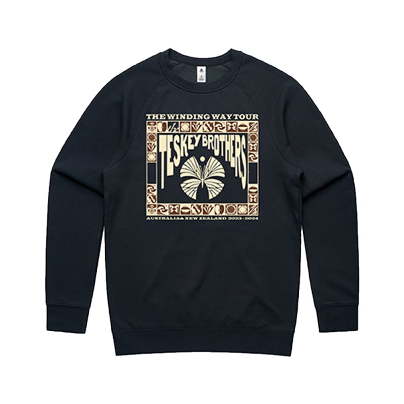 NAVY TOUR CREWNECK by The Teskey Brothers