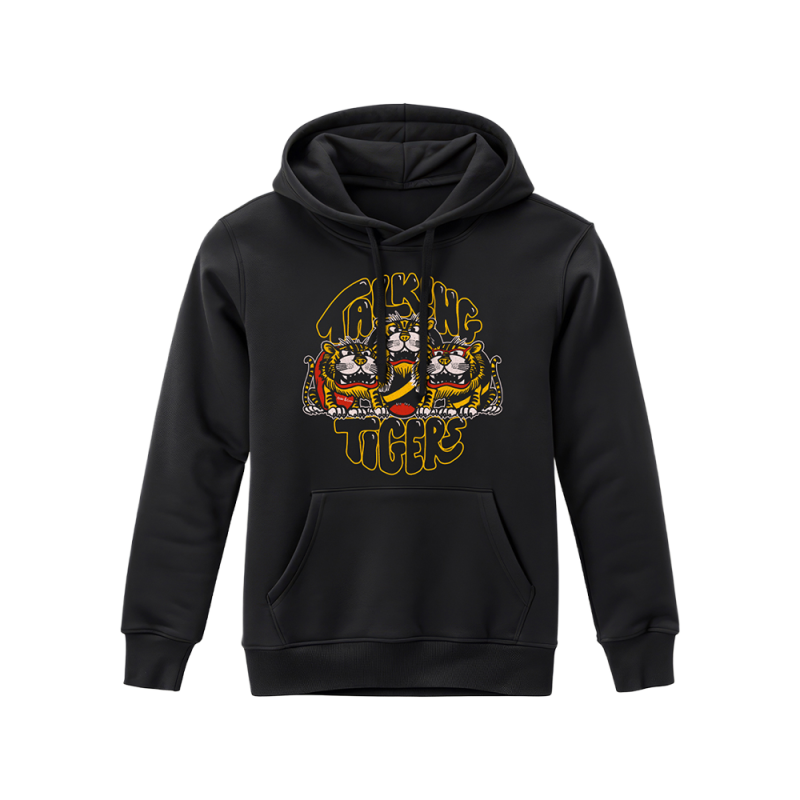 Talking Tigers Black Hoodie by Talking Tigers