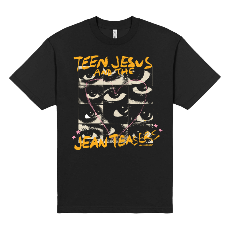 Teen Jesus and the Jean Teasers Black T-Shirt by Support Act 2024