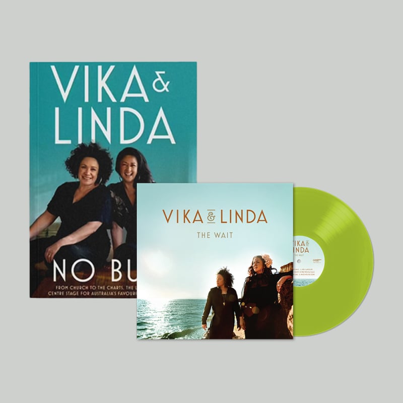 The Wait Lime Green Vinyl + No Bull Book by Vika & Linda