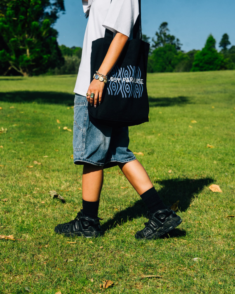 Black Tote Bag by Lost Paradise