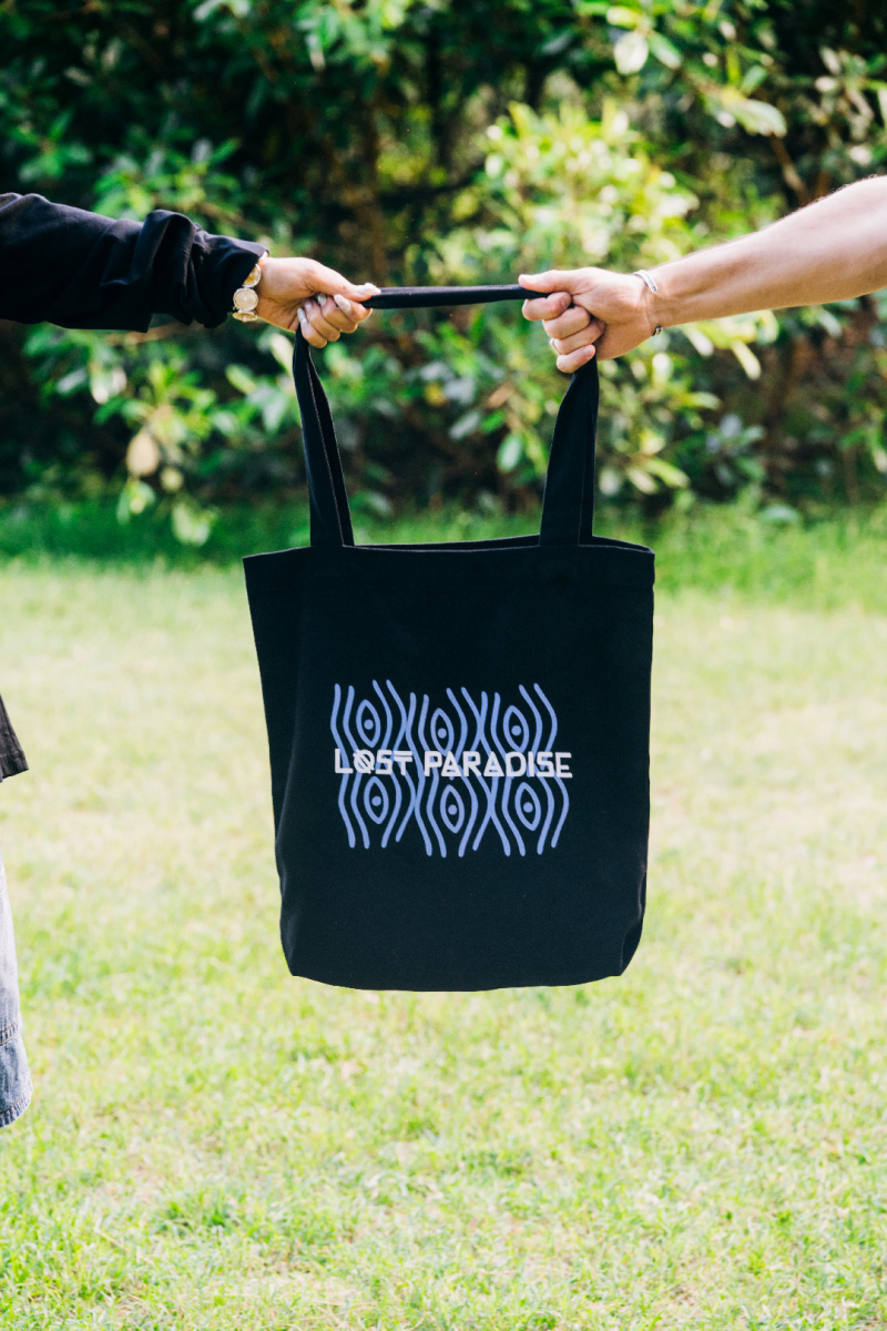 Black Tote Bag by Lost Paradise