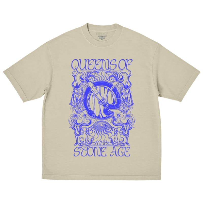 TRIPPY Q CREAM TSHIRT by Queens Of The Stone Age