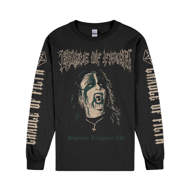 VAMPIRIC EVIL BLACK LONGSLEEVE TSHIRT by Cradle Of Filth