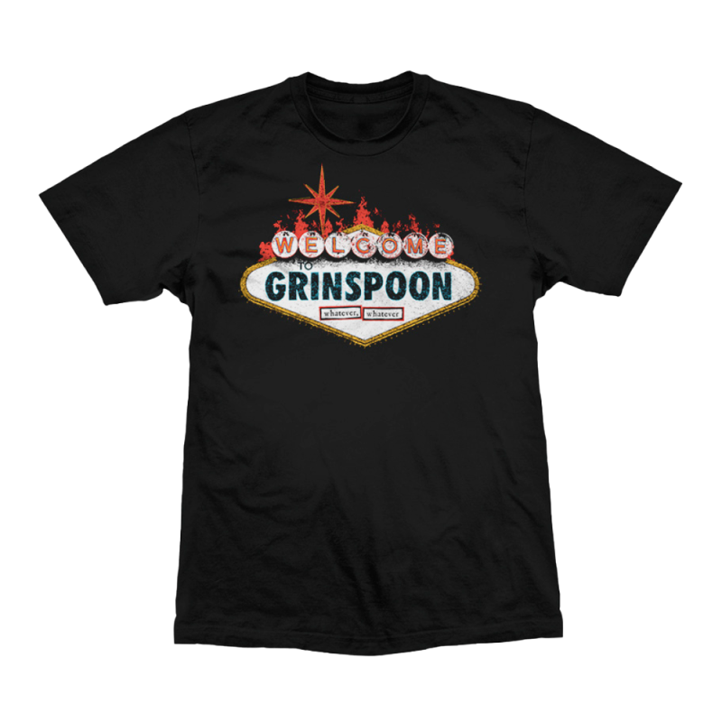 Vegas Black Tshirt by Grinspoon