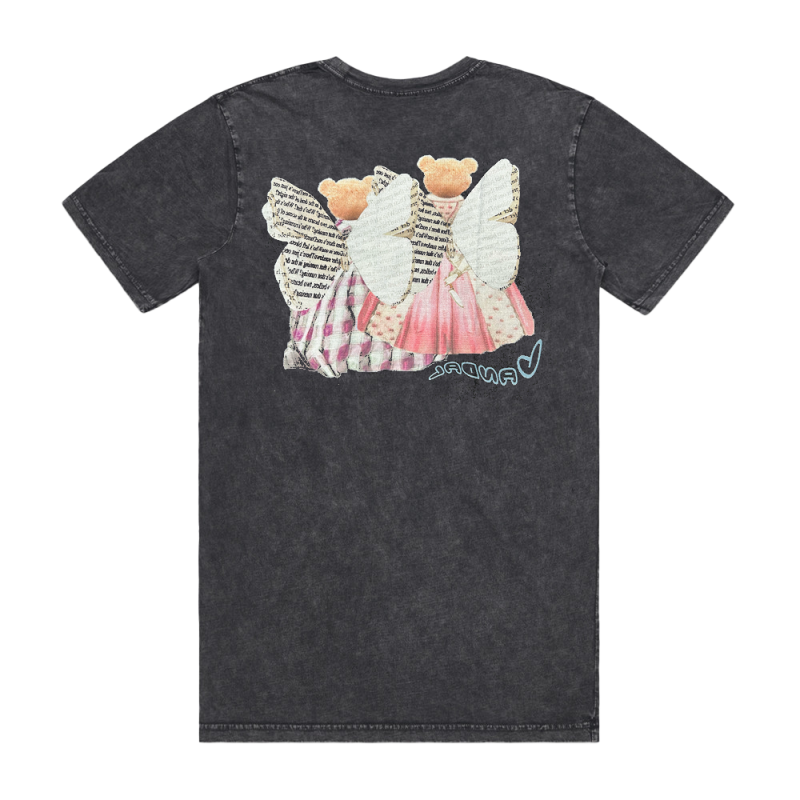 Teddy Vintage Black Tshirt by Ecca Vandal