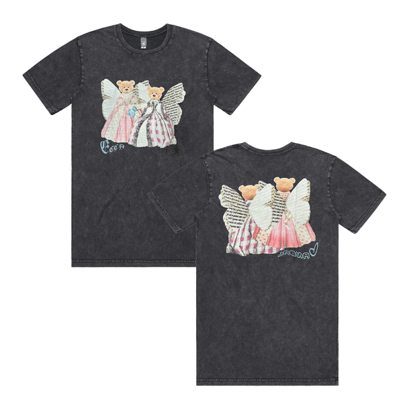Teddy Vintage Black Tshirt by Ecca Vandal