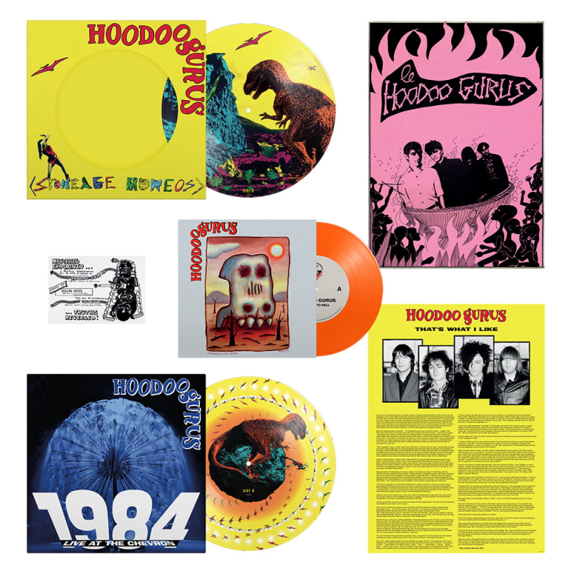 Stoneage Romeos 40th Anniversary Deluxe Vinyl + Merch Bundle by Hoodoo Gurus