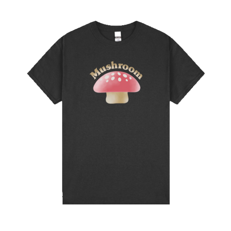 Exclusive Limited Edition Mushroom Logo Charcoal Tshirt by Mushroom