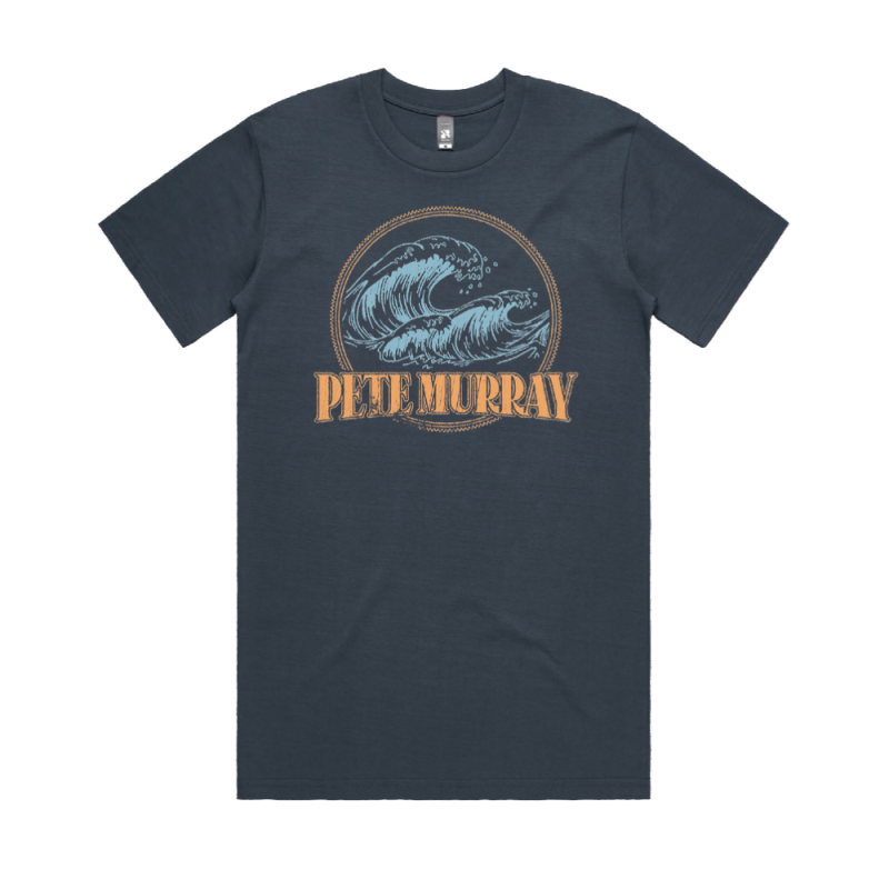 Wave Blue Tshirt by Pete Murray