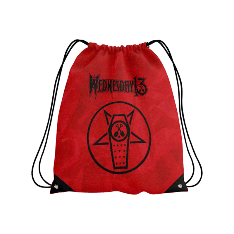 LOGO DRAWSTRING TOTE by WEDNESDAY 13