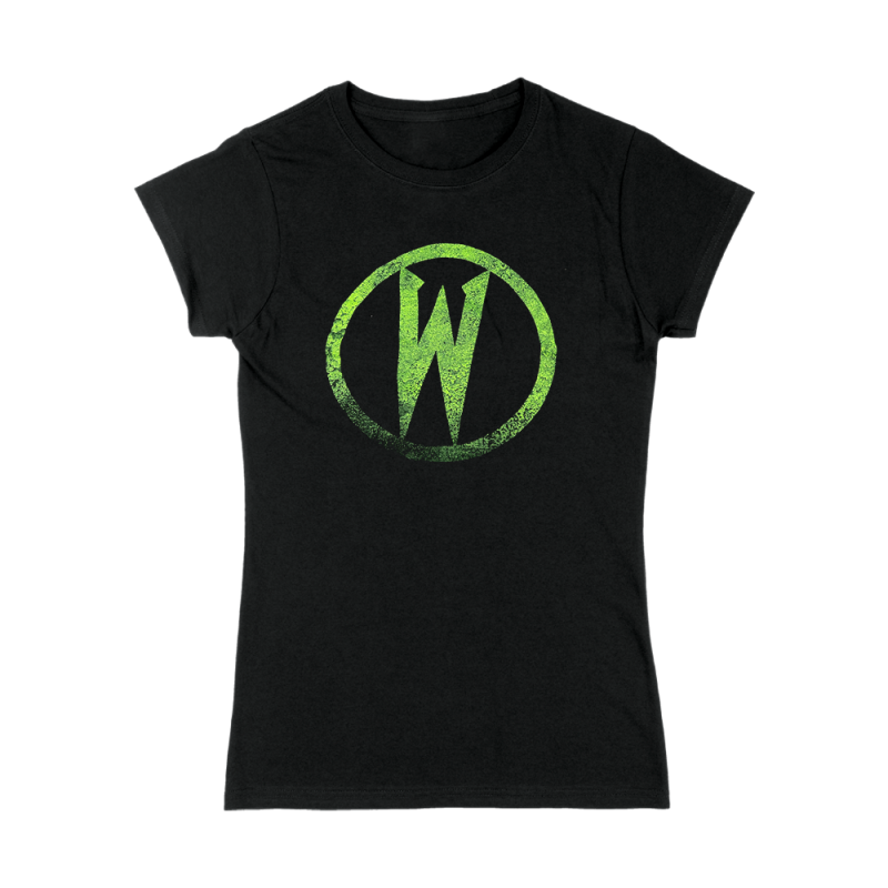 LOGO GREEN LADIES TSHIRT by WEDNESDAY 13