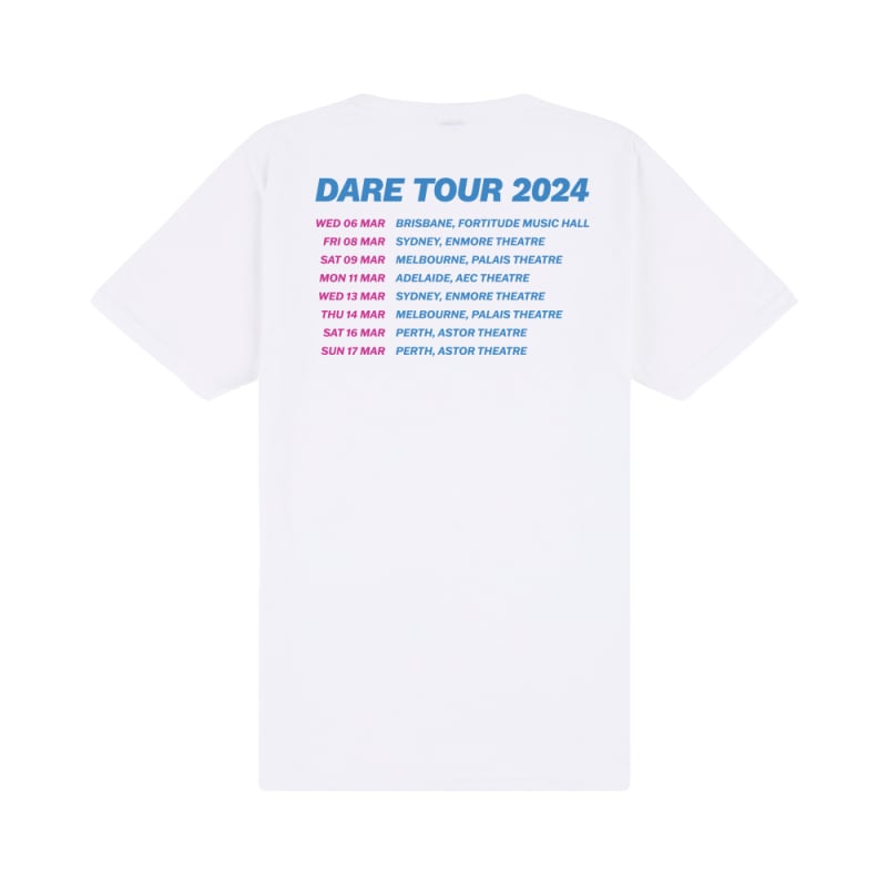 White Dare 2024 Tour Tshirt by The Human League