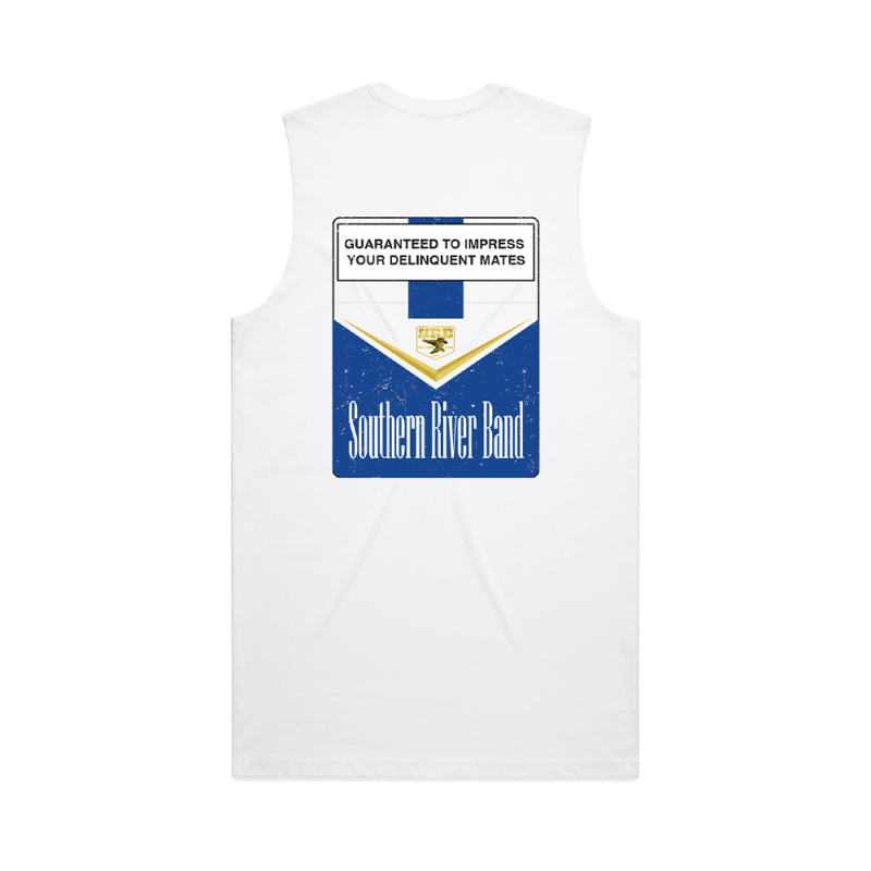 Winnie Tank Blue/White by The Southern River Band