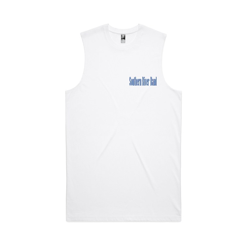 Winnie Tank Blue/White by The Southern River Band